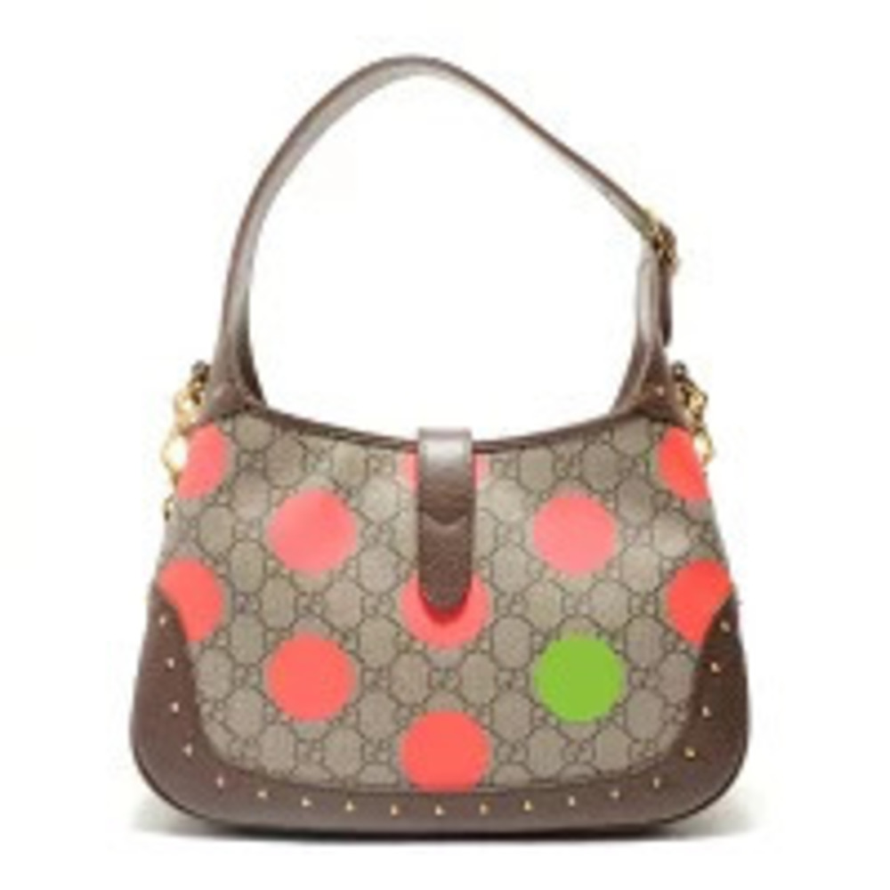 Gucci Jackie GG Supreme Handbag Brown